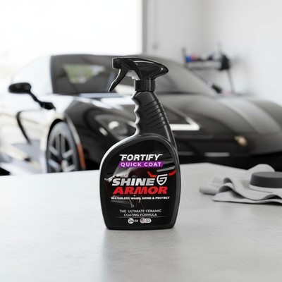 Nano-Ceramic Coating & Waterless Detailing Spray - High Gloss Finish, 24 Fl Oz
