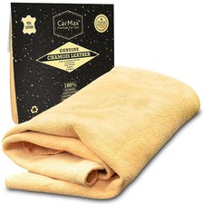 CarMax&reg; English Premium Grade Natural Chamois Leather - Large - Perfect for dryi