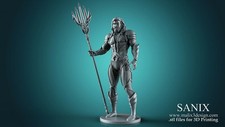 Aquaman 3D Printed Resin Figurine 18Cm (Unpainted)