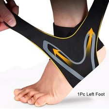 Image of Ankle Support Compression Brace Foot Heel Achilles Tendon Arthritis Pain Strap