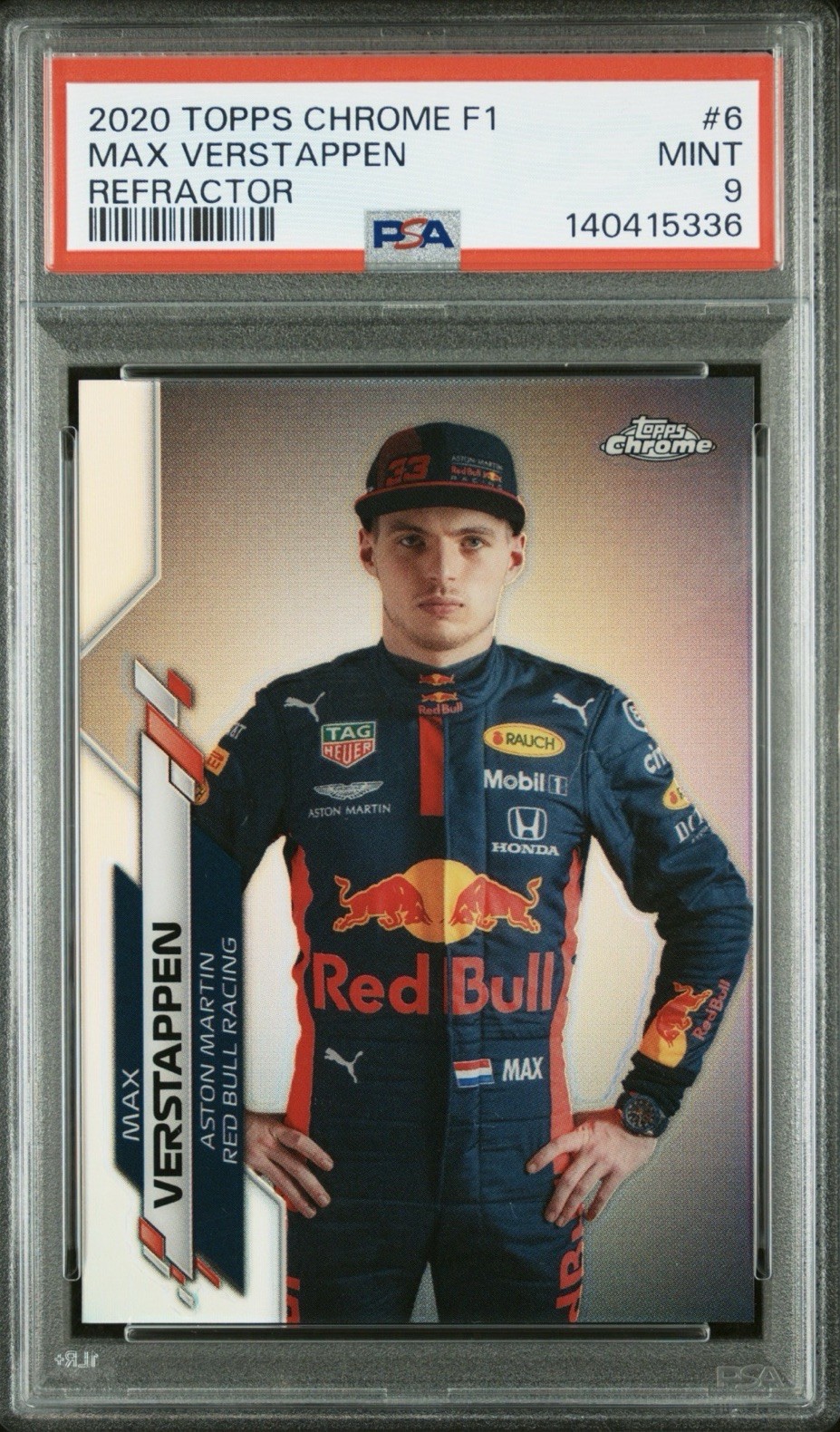 2020 Topps Chrome Formula 1 - F1 Racers Max Verstappen #6 Refractor (RC)