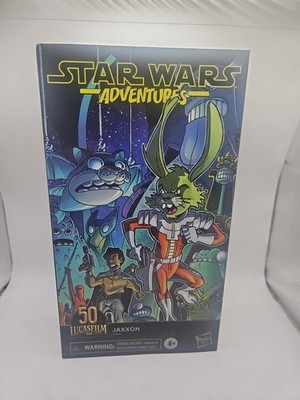 Hasbro Star Wars Black Series Star Wars Adventures Jaxxon Rabbit Figure Comic
