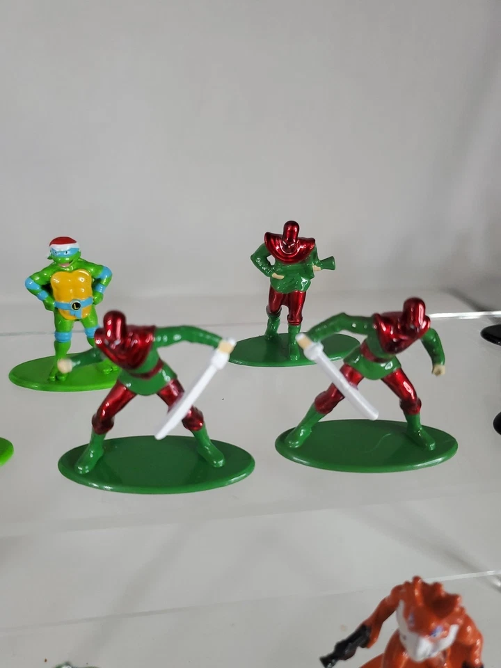 Viacom Metalfigs Teenage Mutant Ninja Turtles Diecast Advent Figures Complete - Image 3 of 4
