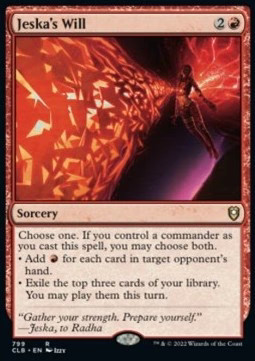Magic/MTG Jeskas Wille XCLB-799 Rare Deutsch NM