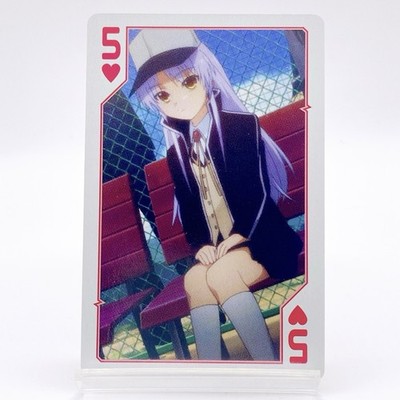 Kanade Tachibana Angel Beats! Heart 5 Playing Card Japan Limited Anime F/S