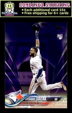 2018 Topps Purple #148 Richard Urena - Toronto Blue Jays RC