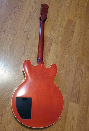 GIBSON ES 333 Electric Guitar Husk 2003 Parts Project With Gig Bag - Picture 8 of 12