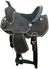 Leather Horse Saddle Barrel Racing Wooden Tree Western Handmade Trail Equestrian