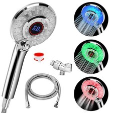 LED Shower Head Color Changing, Handheld Shower Head High Pressure with Hose,...
