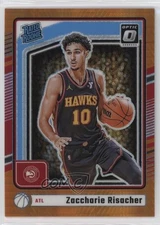 2024 Donruss Optic Rated Rookie Orange Hyper Prizm /299 Zaccharie Risacher 1r13