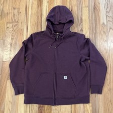 Carhartt Hoodie Womens XL 16-18 Full Zip Clarksburg Sweater Workwear Outdoor