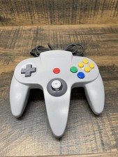 Official Nintendo 64 GRAY Controller AUTHENTIC OEM N64 NUS-005
