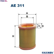 AIR FILTER AE 311 FOR PEUGEOT PARTNER/PATAGONICA/URBANA/MPV/ESCAPADE/FURGON 1.4L