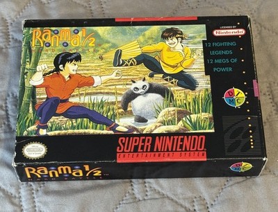 Ranma 1/2 *  Snes Box Only * Super Nintendo Original box