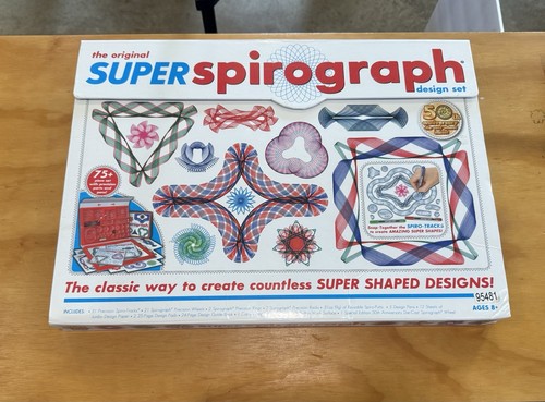 Super Spirgraph Design Set 50th Anniversary, Opened,unused