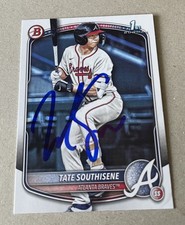 Tate Southisene Ip Signed 1st Bowman Paper 2025 Bowman Draft Braves GTP