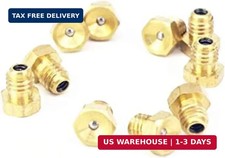 LOT 20 M6x1mm Metric Male Thread Flush Straight Grease Zerk Nipple Fitting for M