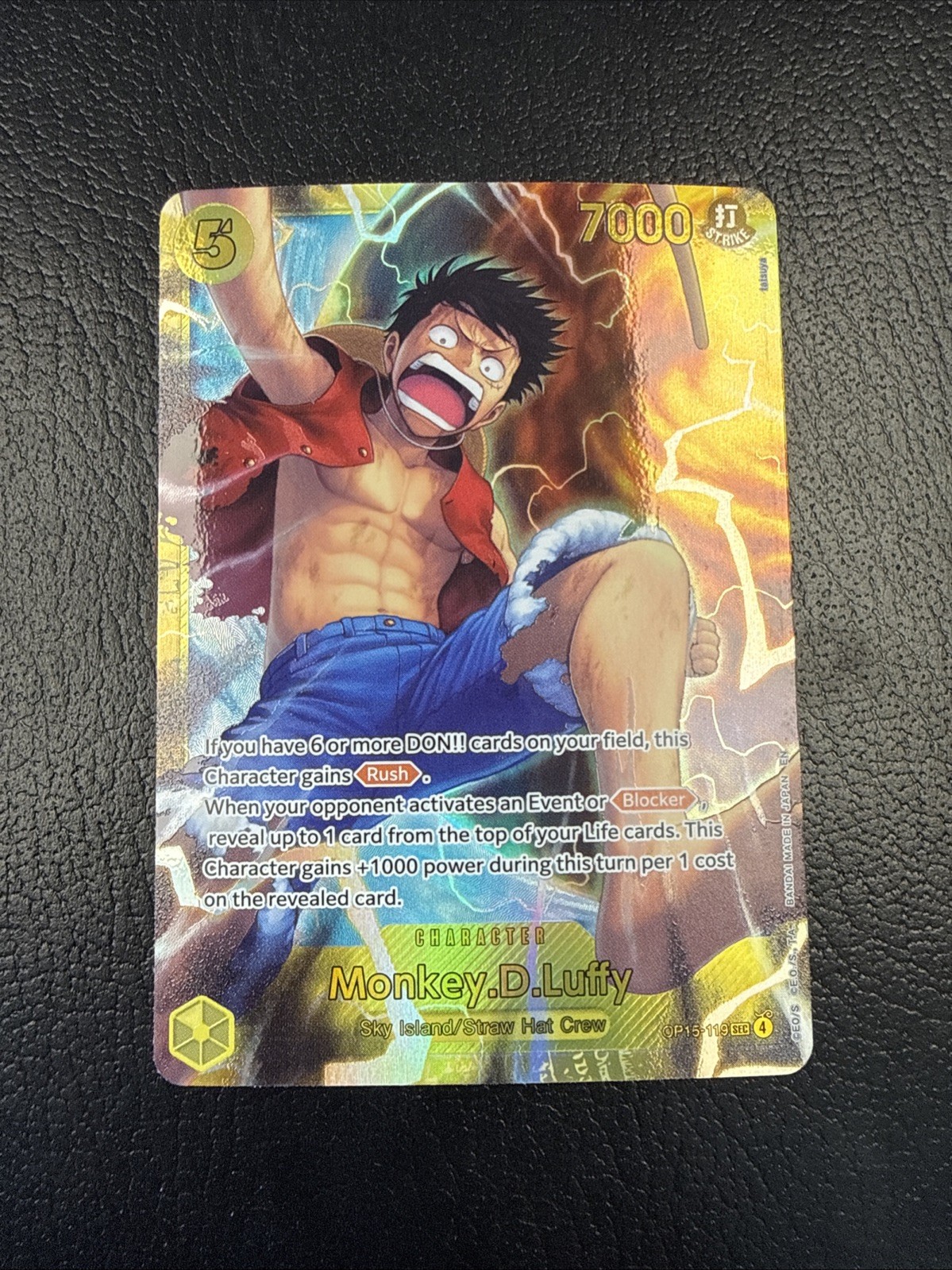 Monkey.D.Luffy (OP15-119) OP15-119 Adventure on Kami's Island SEC Foil