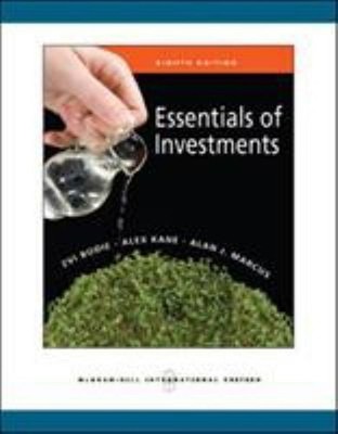Essentials of Investments Paperback Bodie, Zvi, Marcus, Alan Kane