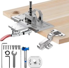 35 mm Concealed Door Hinge Jig Aluminum Alloy Cabinet Hinge Jig Accurate