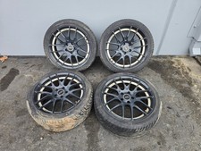 18" 18X8" BREYTON GTS WHEEL WHEELS AND TIRES SET 90K OEM 02-09 AUDI A4 S4 B7