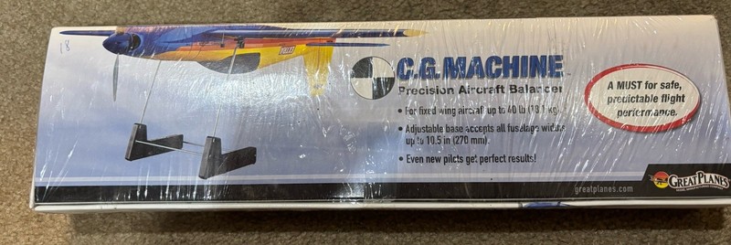 Great Planes C. G. Machine Precision Aircraft Balancer GPMR2400 New Sealed Box