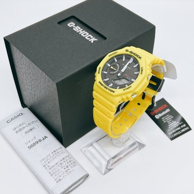 CASIO GA-B2100C-9AJF G-SHOCK Bluetooth Solar Men's Yellow Japan GA