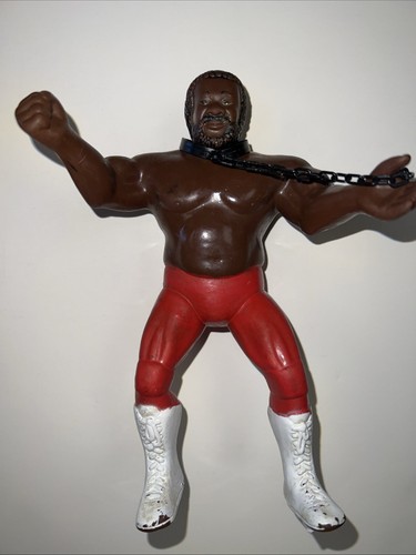 Vintage 1985 WWF LJN Junkyard Dog (Black Chain) Ti...