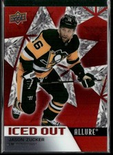 2021-22 Upper Deck Allure Jason Zucker Iced Out #IO-4 Pittsburgh Penguins