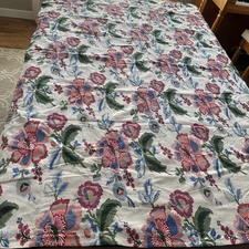 Pottery Barn Oversized Maddie Embroidered Table Throw  Runner 50x70”