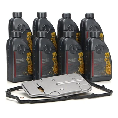 OE-CULT Hydraulikfilter Satz 8L ORIGINAL Getriebeöl MB 236.15 für MERCEDES 7-Gang 722.9