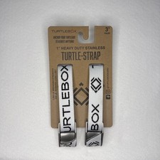 Turtlebox 1" Heavy Duty Tie Down Straps, 3' Pair, White TB-STRAP-WHITE 