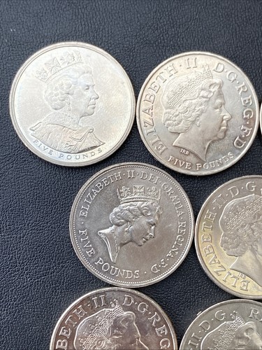 5 Pound Coins (7) Elizabeth II, £5, Trafalgar Millennium 1901 - 2001 Lot 17812 - Picture 2 of 10