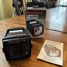 Pana-Vue 2 Lighted 2x2 Slide Viewer FPA002 NEW OPEN BOX with Manual