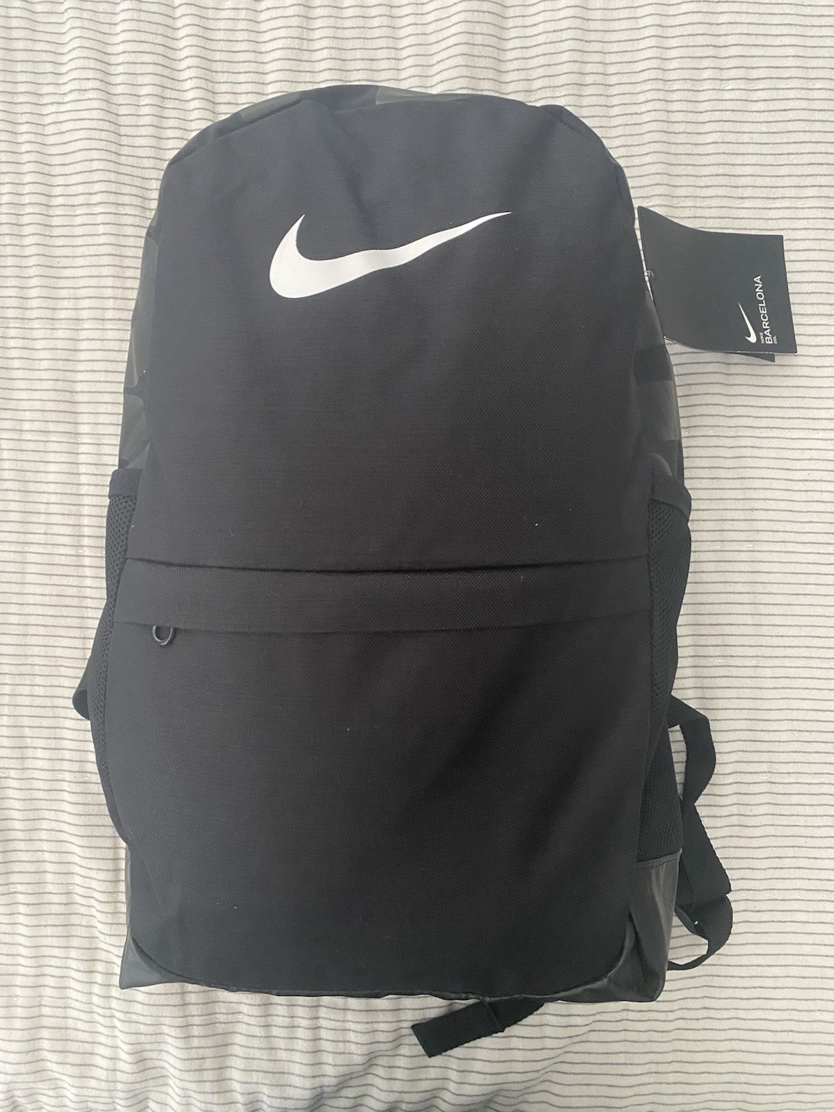 Nike Brasilia Mesh Backpack | Black/White | BA5473-010