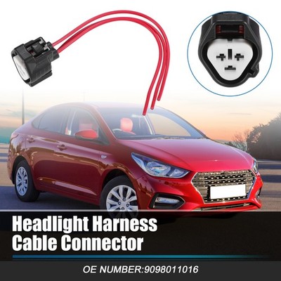3 Pin Headlight Harness Cable Connector for Toyota for Scion No.9098011016
