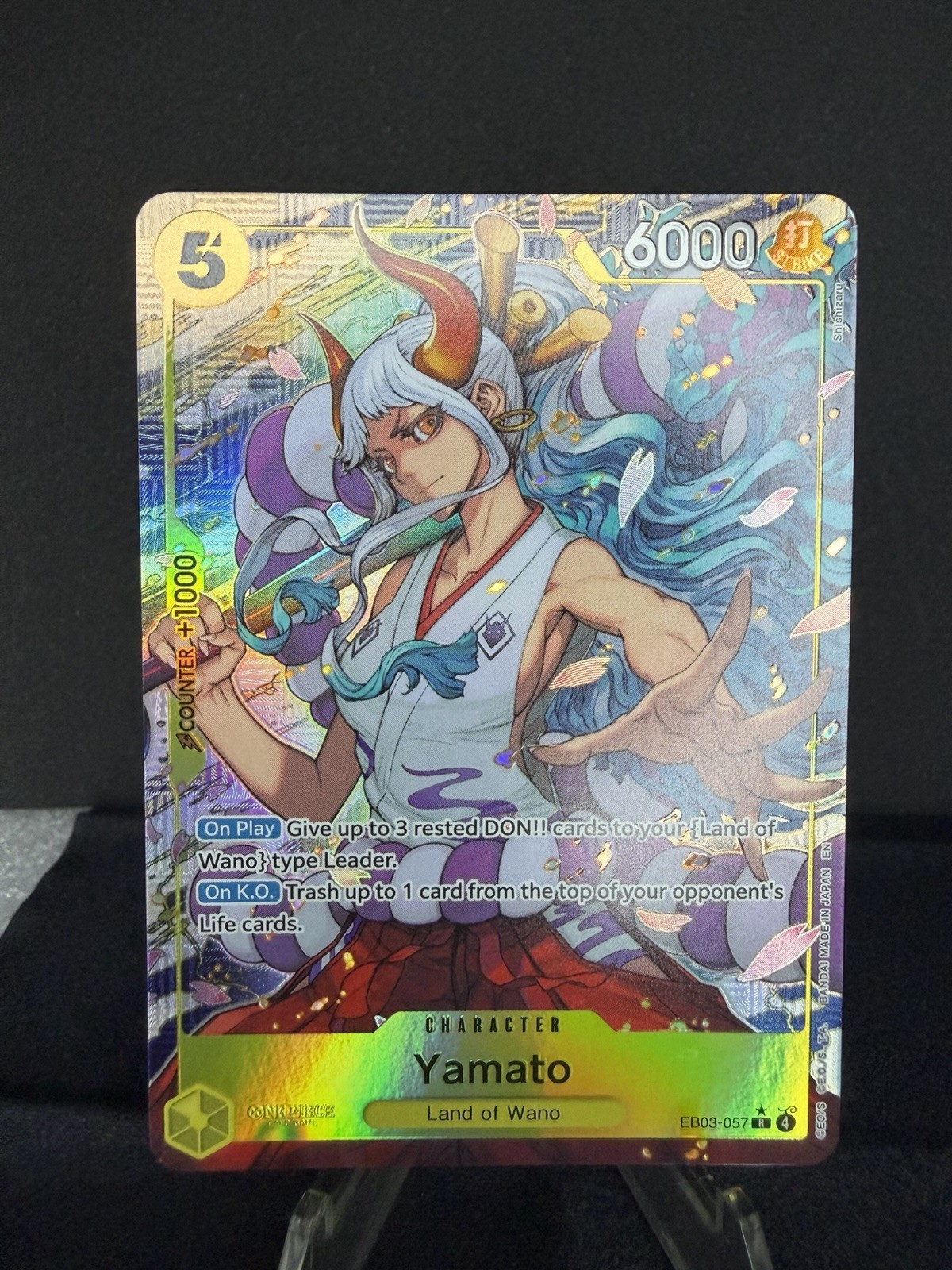 Yamato SR Alt Art EB03-057 One Piece Heroines Edition Extra Booster English NM
