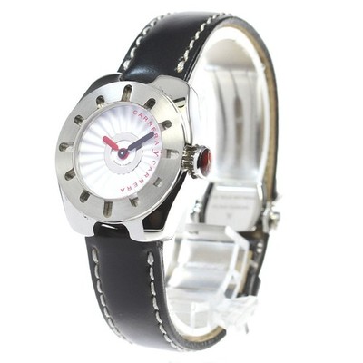 Carrera y Carrera Avalon Mini Women's Quartz SS Leather Watch