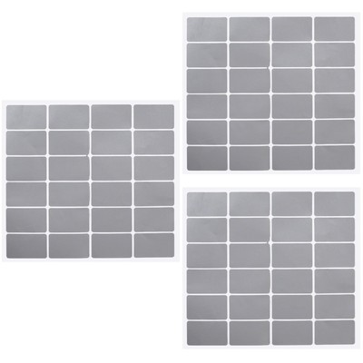 3 Sheets Message Scratch Card Rubbeletiketten Hinweis Rubbelaufkleber