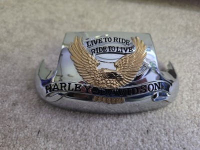 Harley Davidson Front fender tip, ( live to ride )