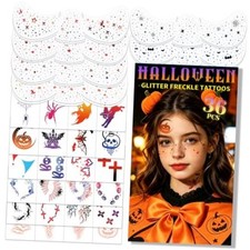 Glitter Halloween Freckles Face Tattoos, Makeup Accessories