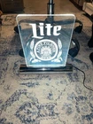 Vintage Miller Lite Pilsner Beer Acrylic Light Up Bar Sign Beer Neon Sign