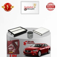 Set Service 3 Filter Und ÖL Mazda 6 III GJ 2.5 141KW 192CV Von 2013->