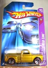 2006 Hot Wheels Kmart #96 Red Line 1/5 CUSTOM '69 CHEVY Gold w/Red Line 5 Spokes