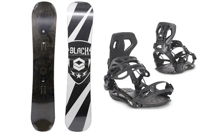FTWO Blackdeck LTD 143 Snowboard Set F2 All Mountain Board + FASTEC Bindung NEU