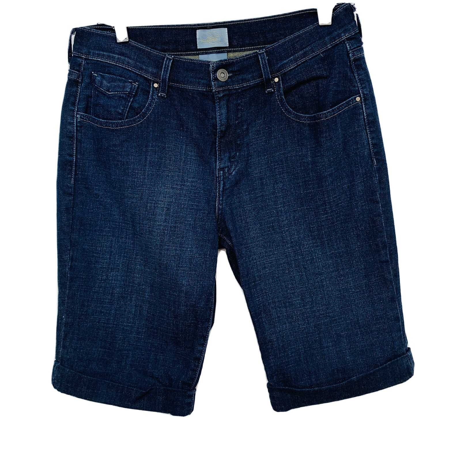 Levi’s 515 Bermuda Short Woman Blue Denim Size 6 Med… Gem