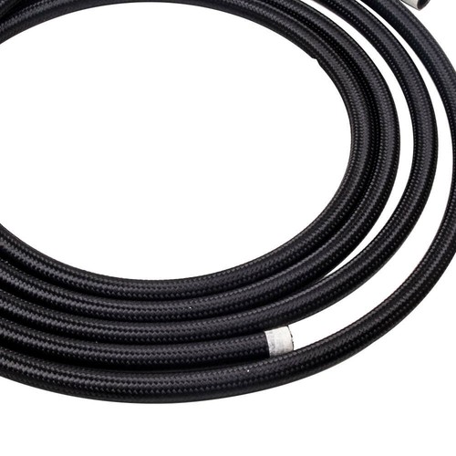 6AN Black Nylon E85 Fuel Gas Oil Line 33FT 30PCS Fittings Hose Kit E85 - Picture 8 of 8