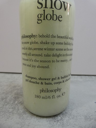 Philosophy Snow Globe Shampoo Shower Gel Bubble Bath 6 fl oz Sealed New - Picture 2 of 5