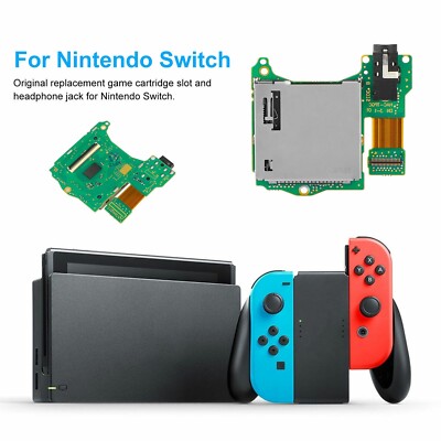 Game Card Slot Reader with Headphone Jack Flex Cable Repair For