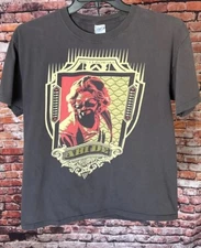 Y2K The Big Lebowski Dude Abides Movie Promo Graphic T-Shirt Adult Size Large
